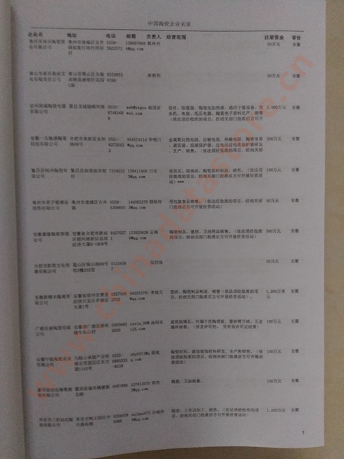 中國陶瓷企業(yè)黃頁可開展精準(zhǔn)營銷，電話營銷、郵件營銷、傳真營銷等等多管齊下，圓您銷售冠軍夢